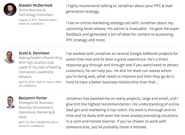 October Marketing linkedin reviews