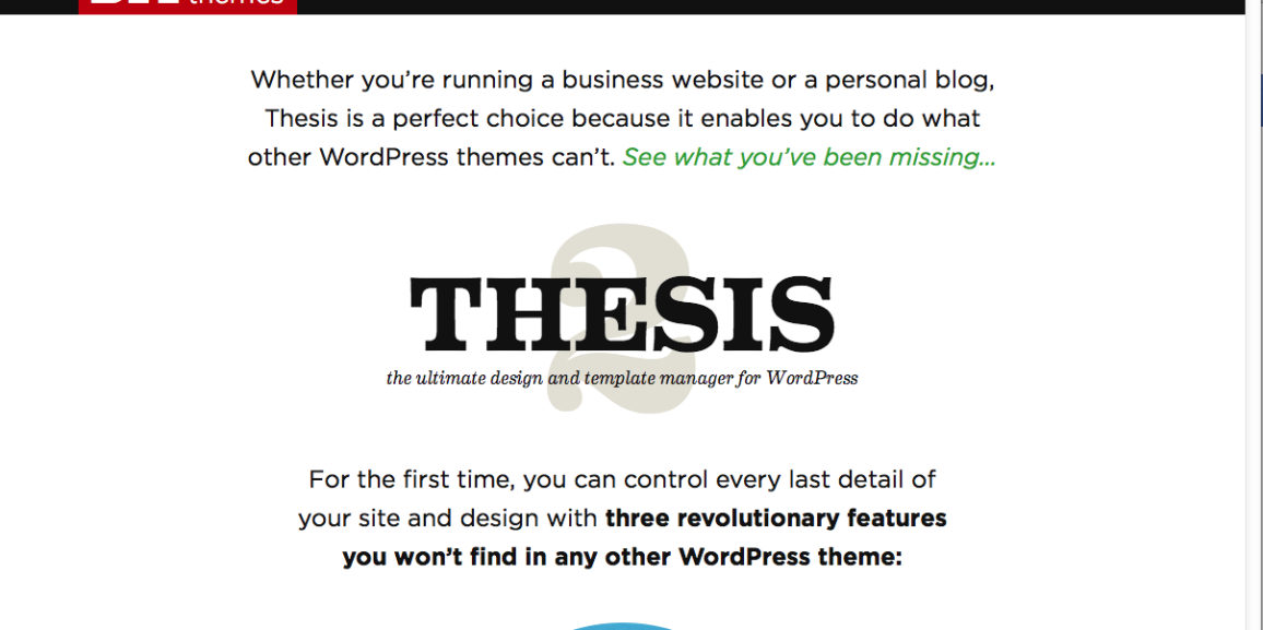 Thesis 2 Blog Page SEO Title and Meta Description